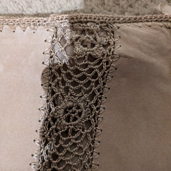 Suede Crochet Skirt - Picture 4 of 5